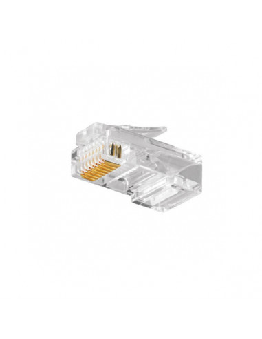 Pack de 100 Fichas RJ45 Cat6 Equip Pack de 100 Fichas RJ45 Cat6 Equip