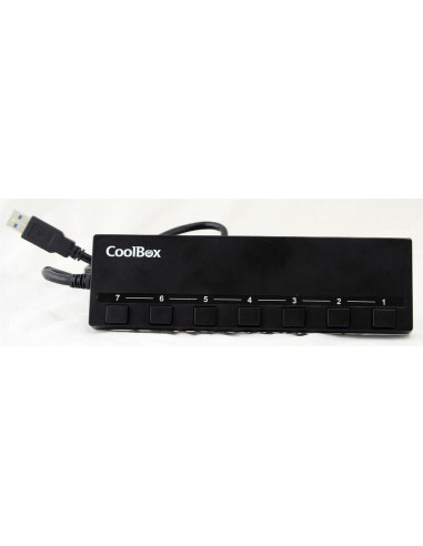 Hub USB Coolbox COO-UPH356A: 7 Portas...
