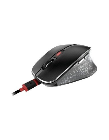 Wireless mouse USB+Bluetooth black recha