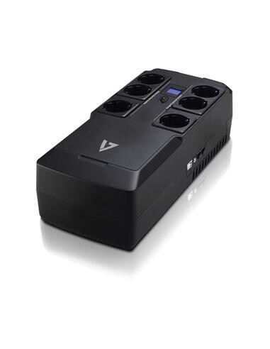 UPS V7 750VA Desktop com LCD, 6... UPS V7 750VA Desktop com LCD, 6...