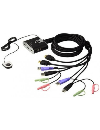 Aten CS692 Interruptor KVM Negro Aten CS692 Interruptor KVM Negro