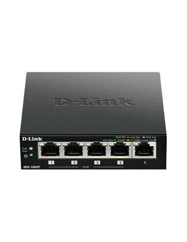 D-Link DGS 1005P - interruptor - 5...