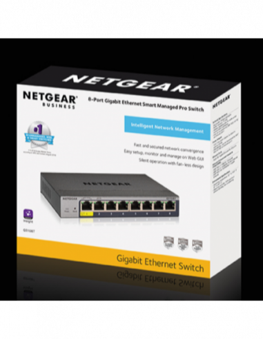 Switch de Rede NETGEAR Prosafe, 8...