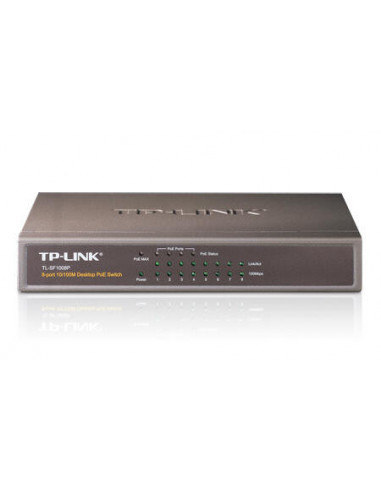 Switch Tp-Link Sf1008p 8 Puertos...