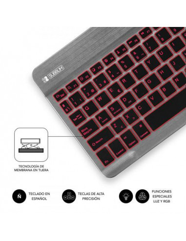 SUBBLIM Teclado Retroiluminado...