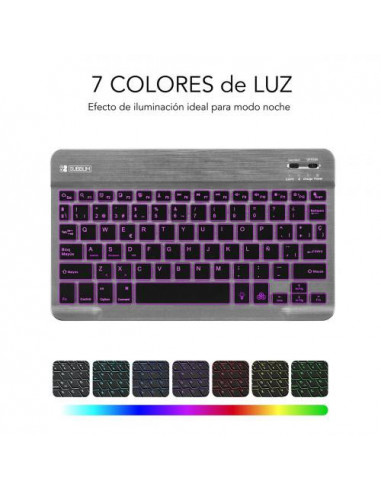 SUBBLIM Teclado Retroiluminado...