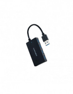 NANOCABLE - HUB USB 3.0 COM...