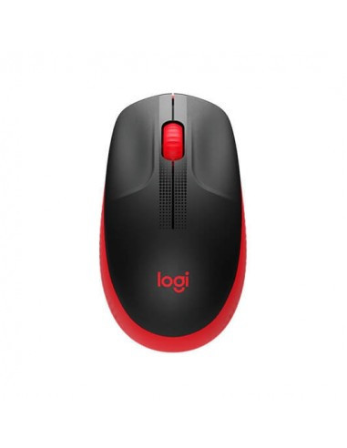 Logitech Ratón Inalámbrico M190 Rojo...