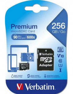 Microsd Premium 256gb C10...