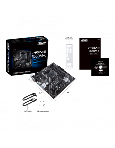 Motherboard Asus PRIME B550M-K, AM4,... Motherboard Asus PRIME B550M-K, AM4,...
