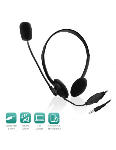 Auscultadores EWENT EW3567, Com Fios,...
