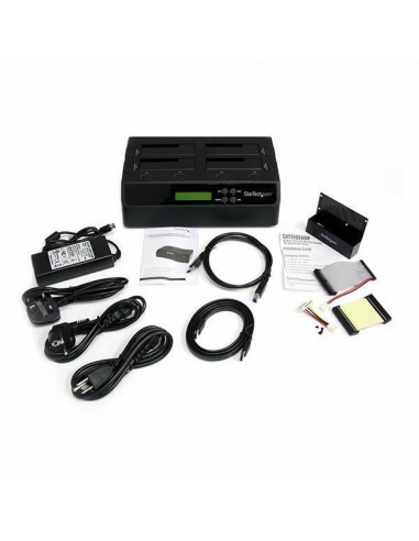 Adaptador Startech SATDOCK4U3RE, Preto Adaptador Startech SATDOCK4U3RE, Preto