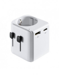 Adaptador de Viagem Ewent...