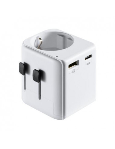 Adaptador de Viagem Ewent EW1472...