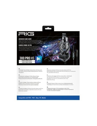 Auscultadores Nacon Auric. Gaming Rig... Auscultadores Nacon Auric. Gaming Rig...