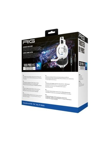 Auscultadores Gaming Nacon RIG 300...