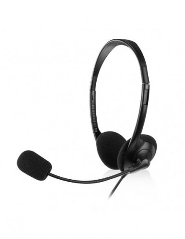 Auscultadores EWENT EW3563, Fita de...