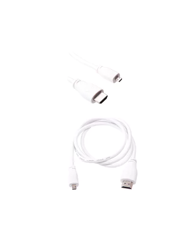 Cabo HDMI Raspberry Pi 4, 1m, Branco, 4K