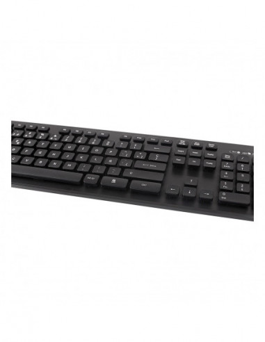 Teclado Unyka KB 901 USB, QWERTY,...