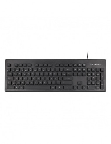Teclado Unyka KB 901 USB, QWERTY,...