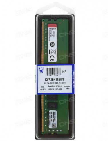 Memória Kingston 8GB DDR4 2666MHz -...