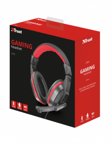 Auscultadores Trust Ziva Gaming, Com...