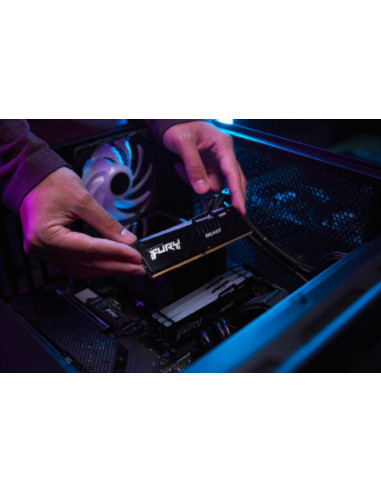 Memória RAM Kingston Fury Beast RGB...