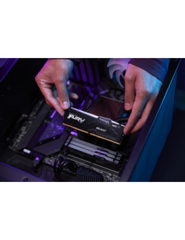 Memória Kingston FURY Beast RGB 32GB...