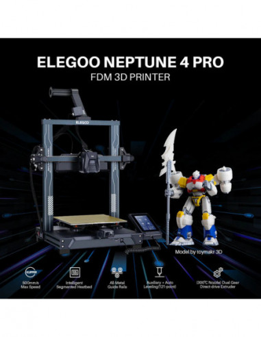 Impressora 3D Elegoo Neptune 4 Pro:...