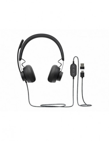 Auriculares Logitech Zone Wired Ms...