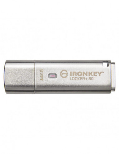 Kingston 64GB IronKey Locker PLUS 50...