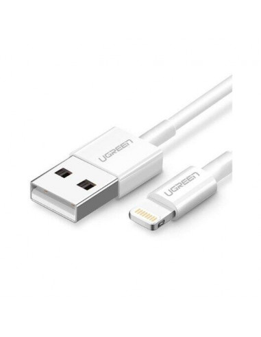 Cabo UGREEN USB-A Lightning MFi: 1m,...
