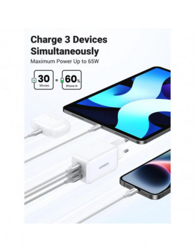 Carregador Rápido UGREEN Nexode 65W...