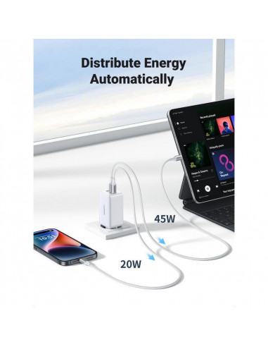 Carregador Rápido UGREEN Nexode 65W...
