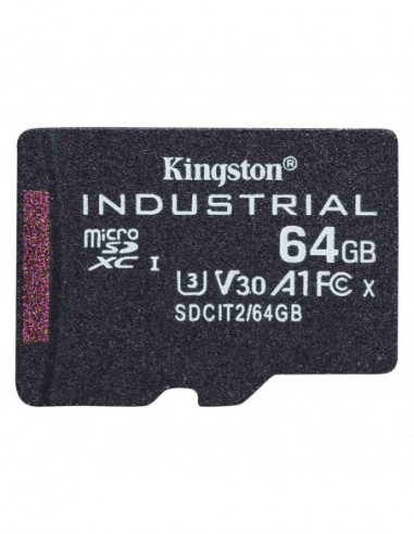 Kingston - Micro SDHC 64GB Industrial...