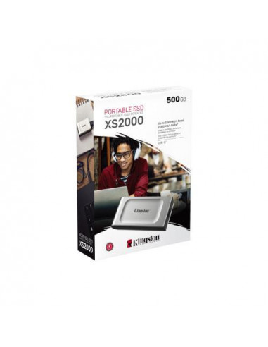 Kingston XS2000 - SSD - 500 GB - USB...