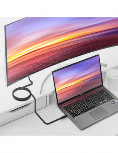 Cabo USB Aisens, Série A107, USB-C...