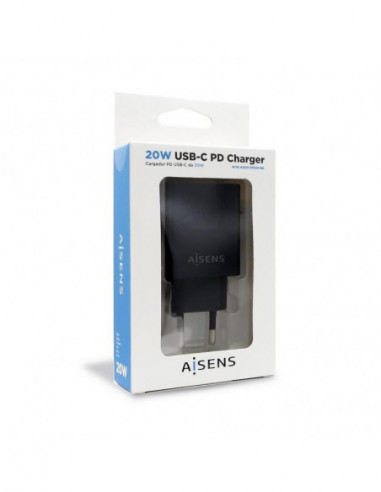 Carregador Aisens USB-C PD3.0 20W,...