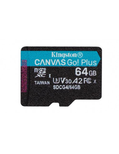 Cartão microSDXC Kingston Canvas Go!...