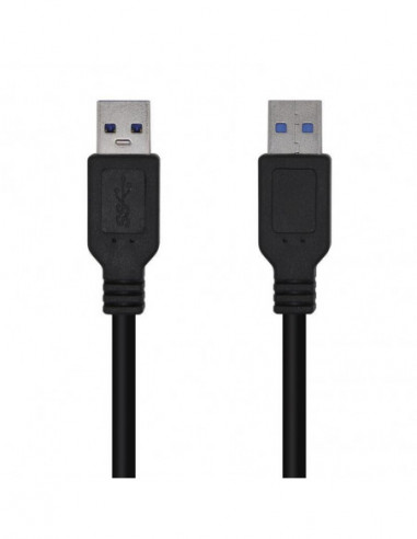 Cabo USB 3.0 Aisens, Tipo A/M-A/M,...
