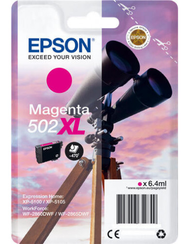Epson Singlepack Magenta 502XL Ink -...