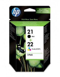 Pack Tintas HP 21/22 Blister