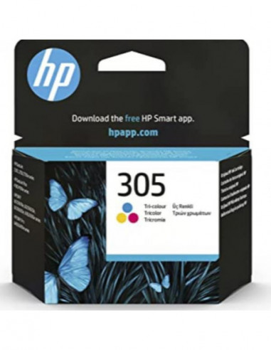 HP 305 Tri-color Original Ink Cartridge