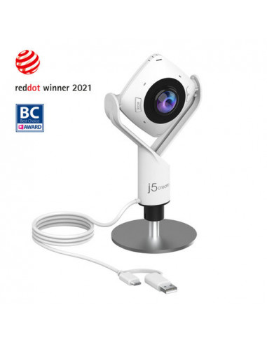 Câmara Web J5create JVCU360-N - 360º... Câmara Web J5create JVCU360-N - 360º...