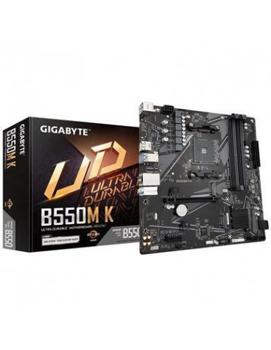 GIGABYTE - MB B550M K AM4 MATX 4XDDR4