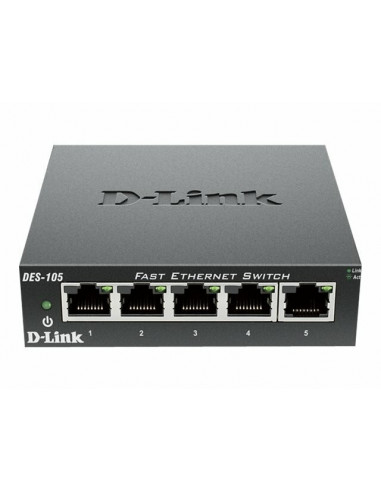 D-Link DES 105 - interruptor - 5...