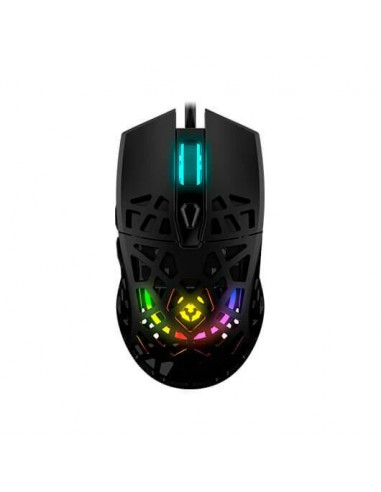 Raton Optico Krom Kaiyu Gaming RGB Negro