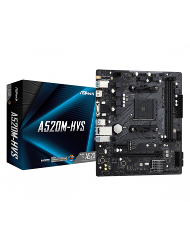 Motherboard AsRock A520M-HVS AM4,...