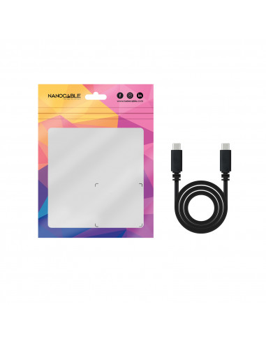 Nanocable USB 2.0, 1m cabo USB USB C... Nanocable USB 2.0, 1m cabo USB USB C...