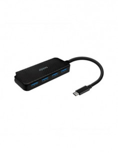 Switch de periféricos formato industrial USB 3.2 Gen 1 de 4 x 4 puertos -  US3344I, ATEN Docking stations y switches